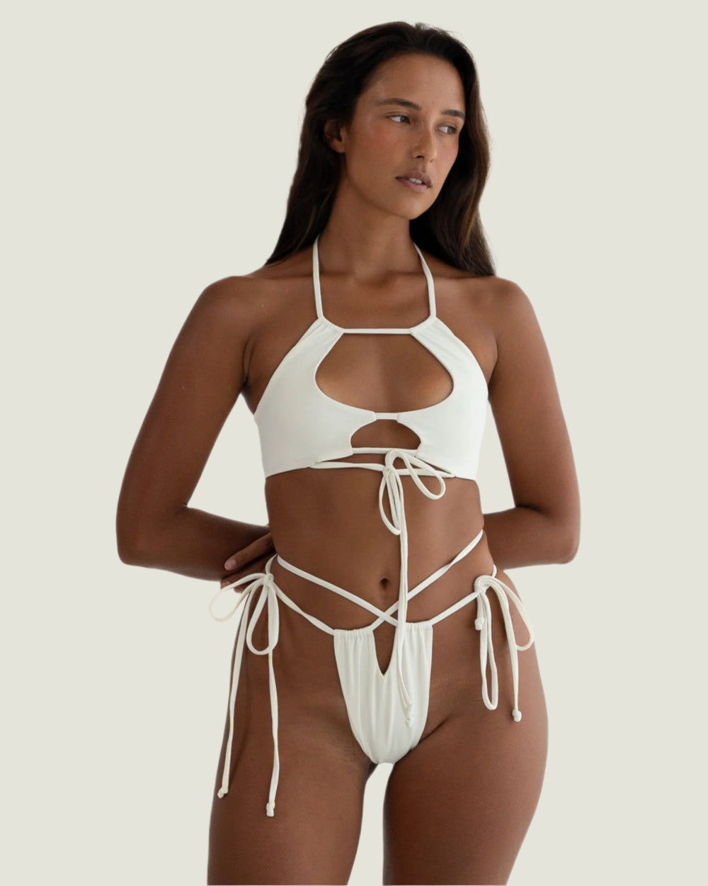 Ivory String bikini