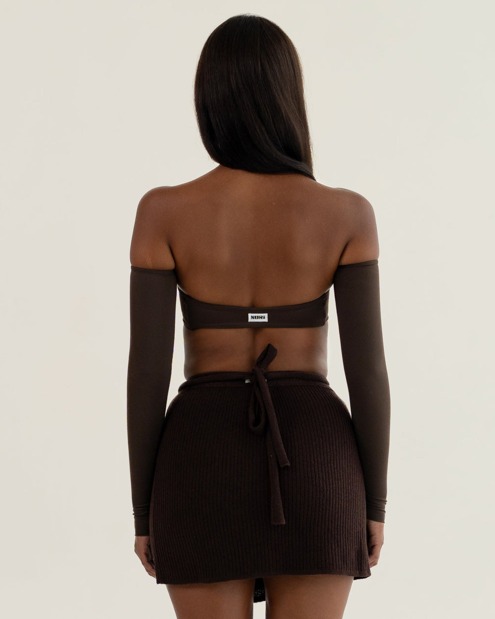 Cacao Mini Wrap Skirt