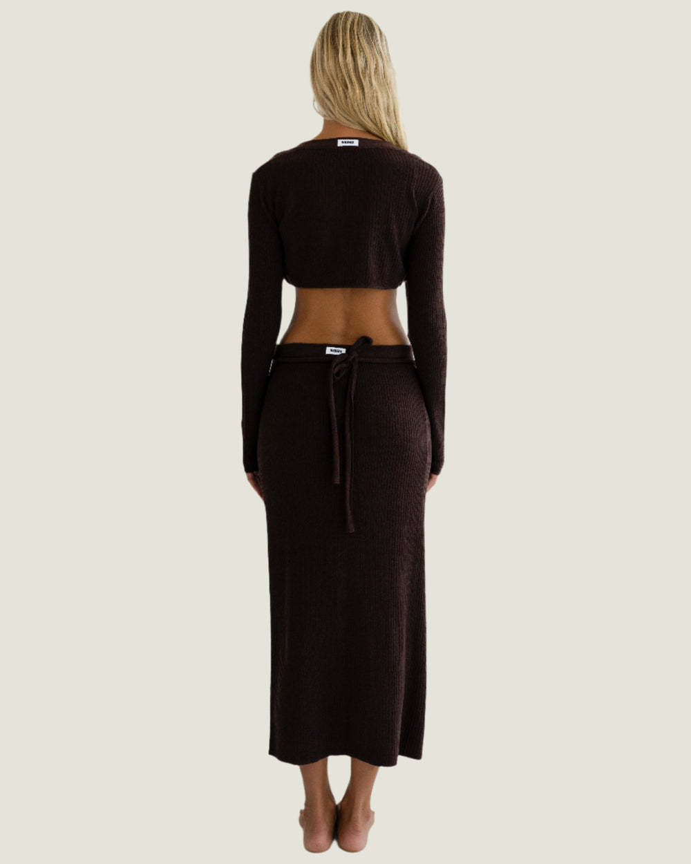 Cacao Long Wrap Skirt